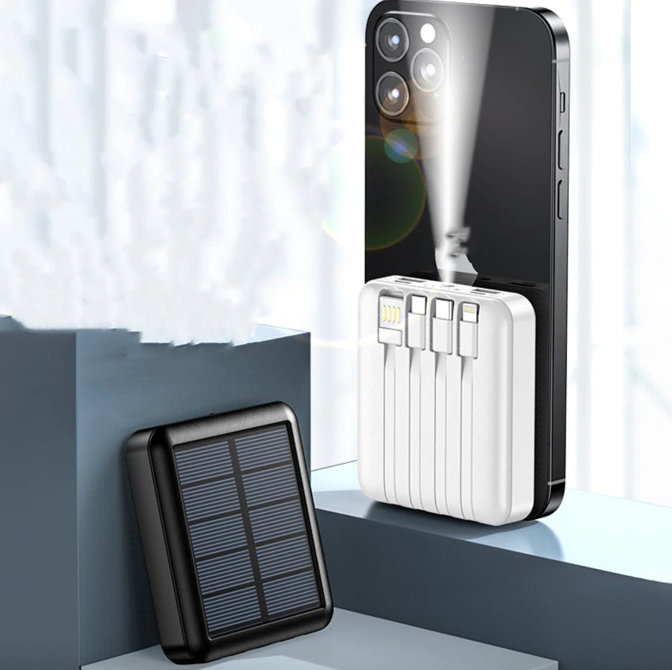 Four Line Solar Power Bank