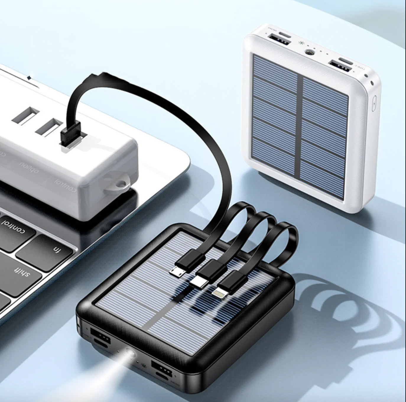 Four Line Solar Power Bank