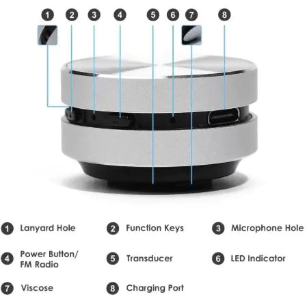 Bone Conduction Wireless Magnetic Speaker