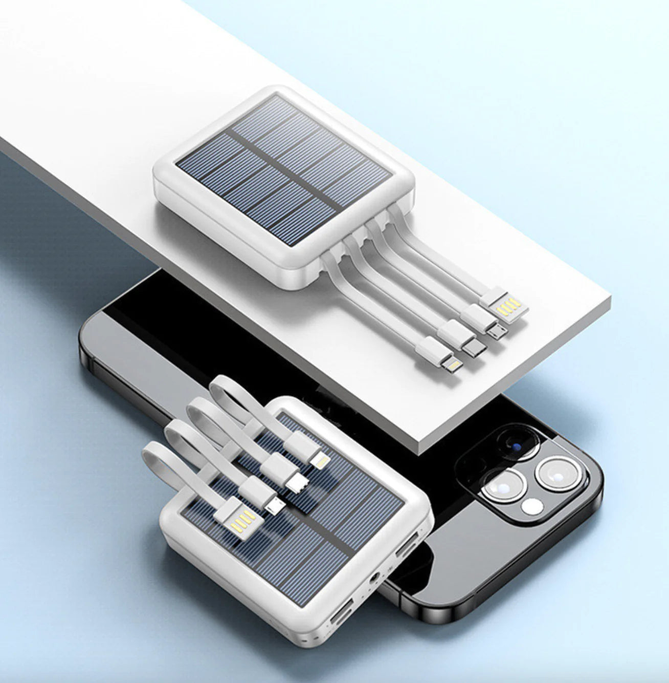 Four Line Solar Power Bank