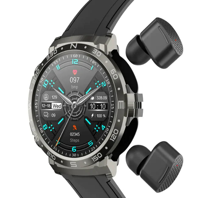 M68puls TWS Bluetooth Headset Watch