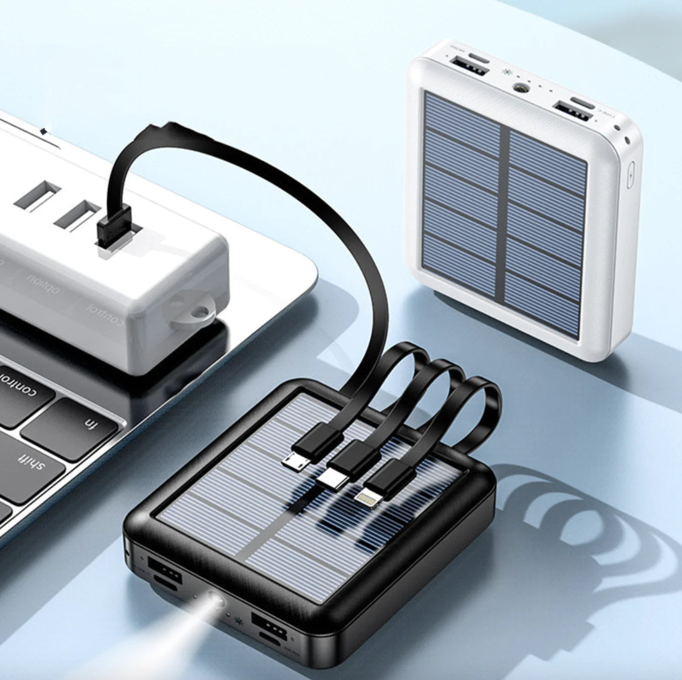 Four Line Solar Power Bank