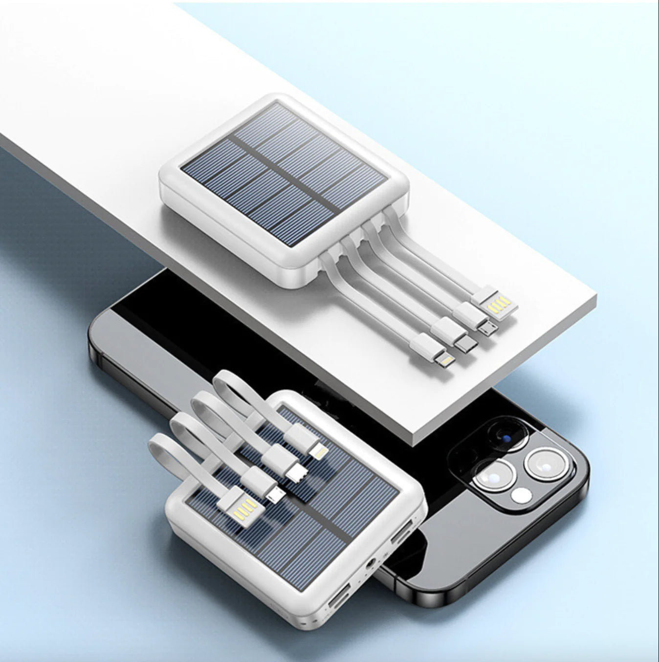 Four Line Solar Power Bank