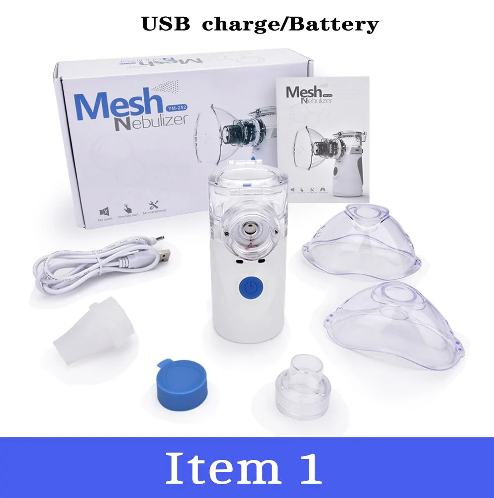 Portable Mesh Nebulizer Inhale Humidifier