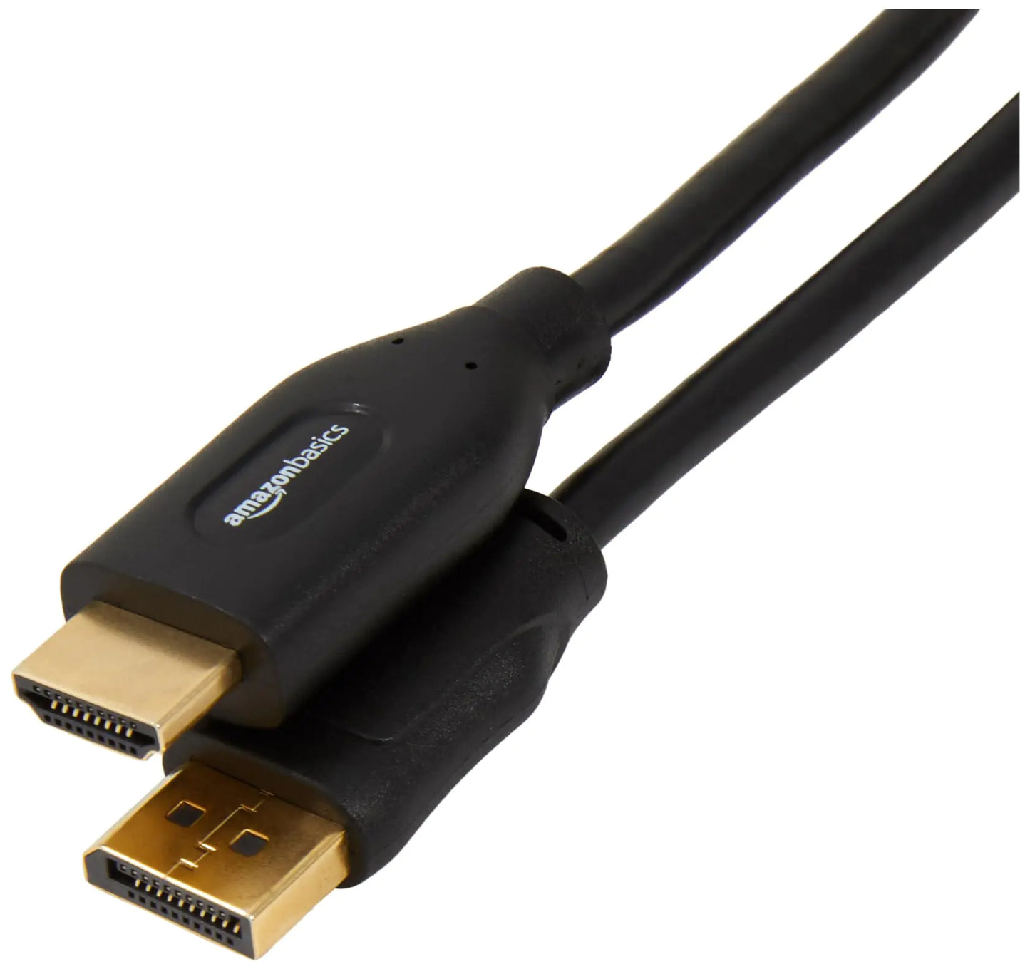 Amazon Basics DisplayPort to HDMI Cable Uni-Directional 4K@30Hz 1920x1200 1080p 6 ft Black