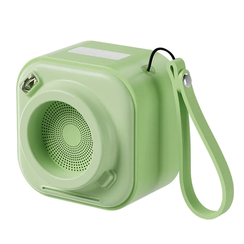 Compact Wireless Speaker with Stereo Sound & Flashlight