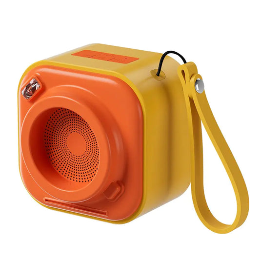 Compact Wireless Speaker with Stereo Sound & Flashlight