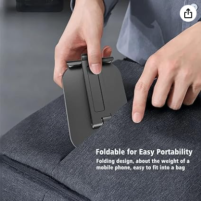 Three Sections Foldable Desk Mobile Phone Holder For iPhone iPad Tablet Flexible Table Desktop Adjustable Cell Smart