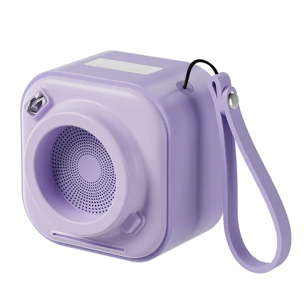 Compact Wireless Speaker with Stereo Sound & Flashlight