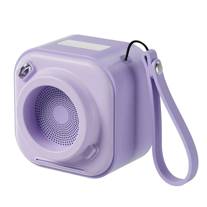 Compact Wireless Speaker with Stereo Sound & Flashlight