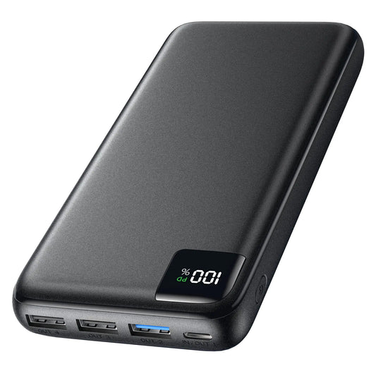 SOARAISE Power Bank 27000mAh 22.5W USB C In & Out Fast Charging Portable Charger PD 3.0 QC 4.0 LED Display Phone Battery Pack Compatible with iPhone 16 15 14 13 12 Pro Samsung S21 Google iPad Tablet