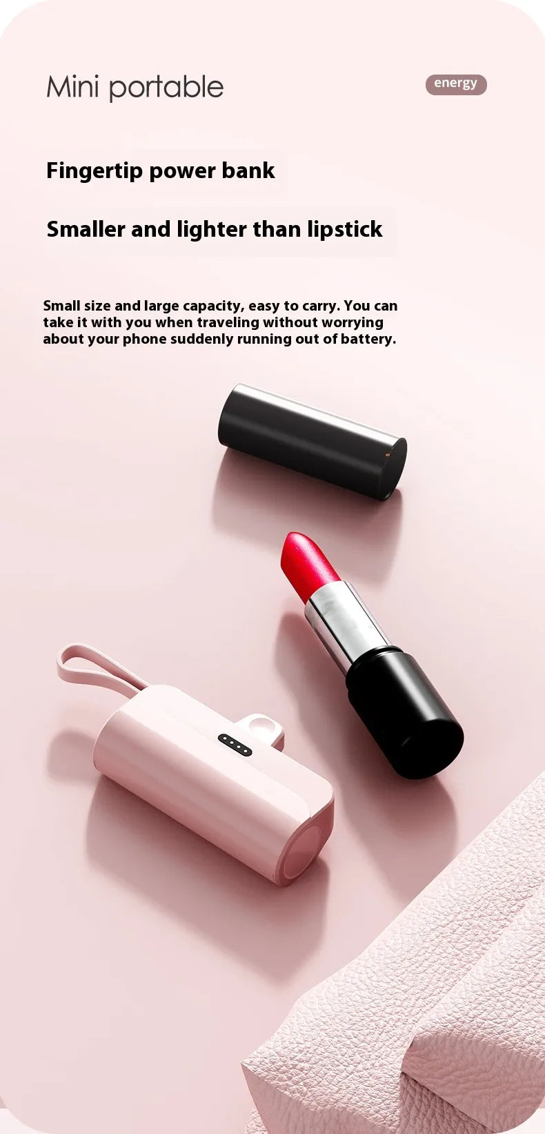 Portable Capsule Power Bank