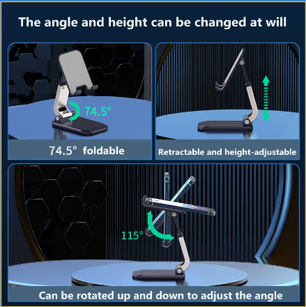 Foldable Desktop Mobile Phone Stand For iPad iPhone 13 X Smartphone Support Tablet Desk Cell Phone Portable Holder Bracket