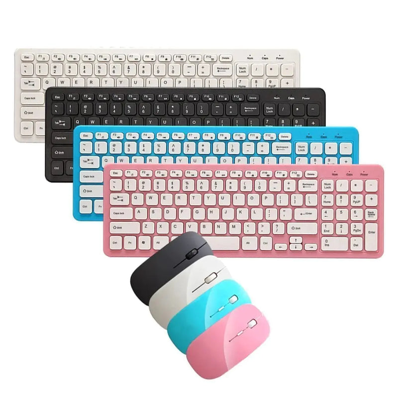 Wireless USB Keyboard and Mouse Set