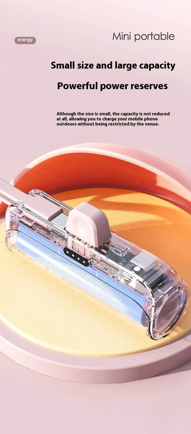 Portable Capsule Power Bank