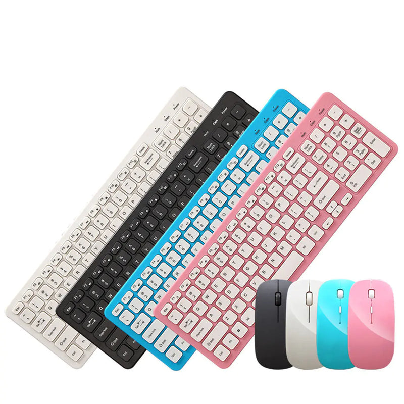 Wireless USB Keyboard and Mouse Set