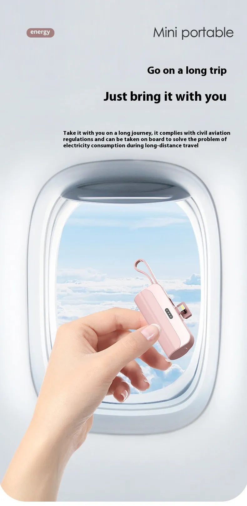 Portable Capsule Power Bank